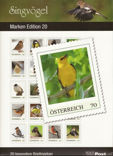 2013 - Marken Edition 20 - Singvögel - Postfrisch **