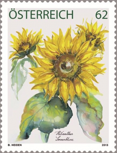 Abonnementmarke 2012 "Sonnenblume"