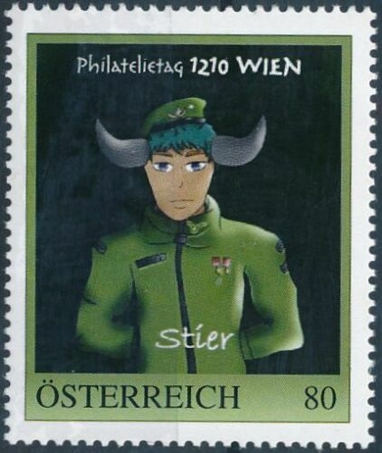 8129961 -PM - Personalisierte Marke - Philatelietag 1210 Wien - Sternzeichen - Stier - Postfrisch ** / DB / Kommissionsverkauf "BH"